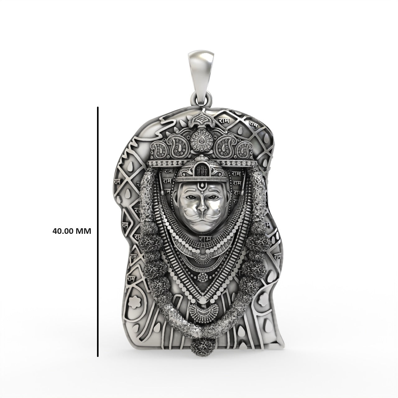 Bhurakhiya Hanuman 925 Silver Pendant for Protection | Shukan Jewellers