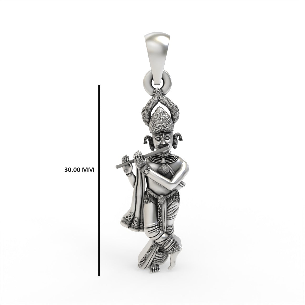 Gopinathji Maharaj silver locket for devotees