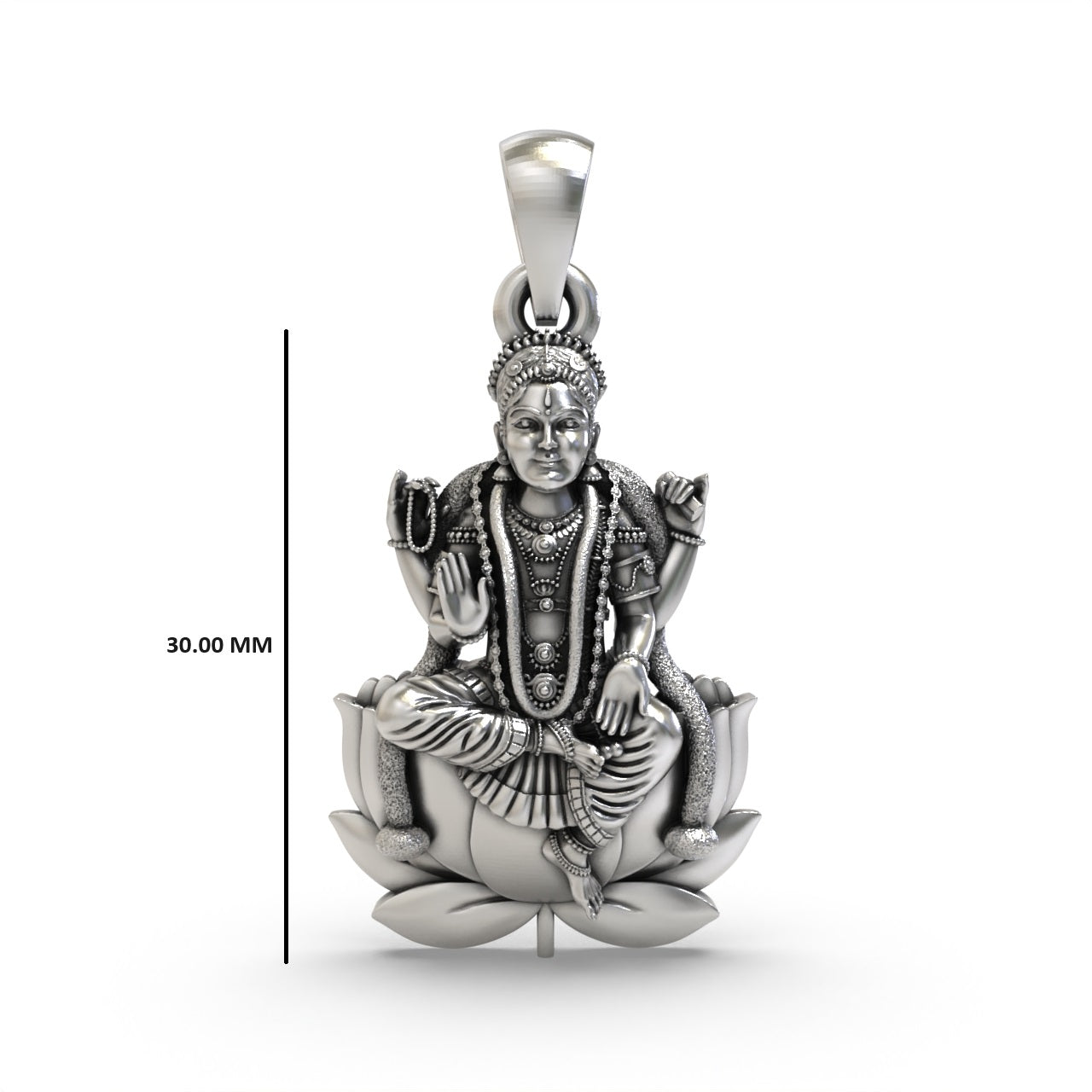Bala Tripurasundari 925 Silver Pendant