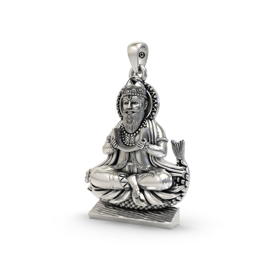 Jhulelal 925 Silver Pendant