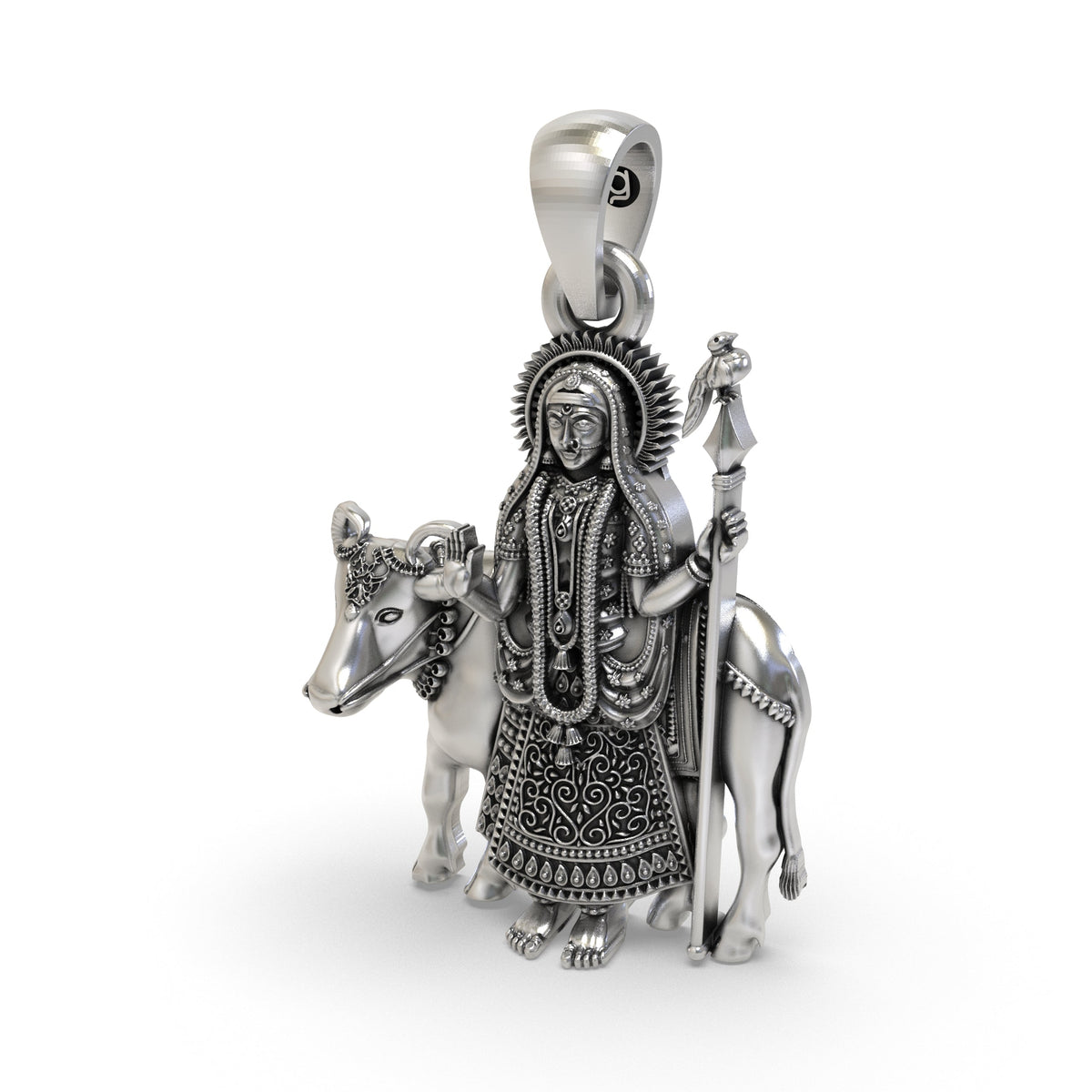 Divine Pithad Maa 925 Silver Pendant