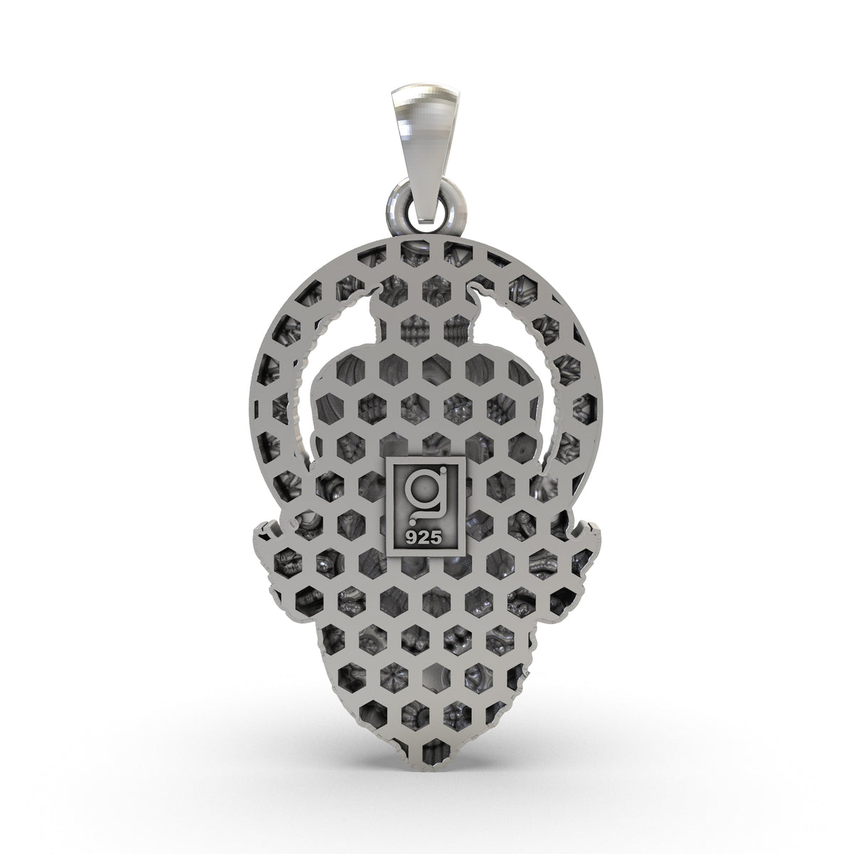Divine Hanumanji Face 925 Silver Pendant