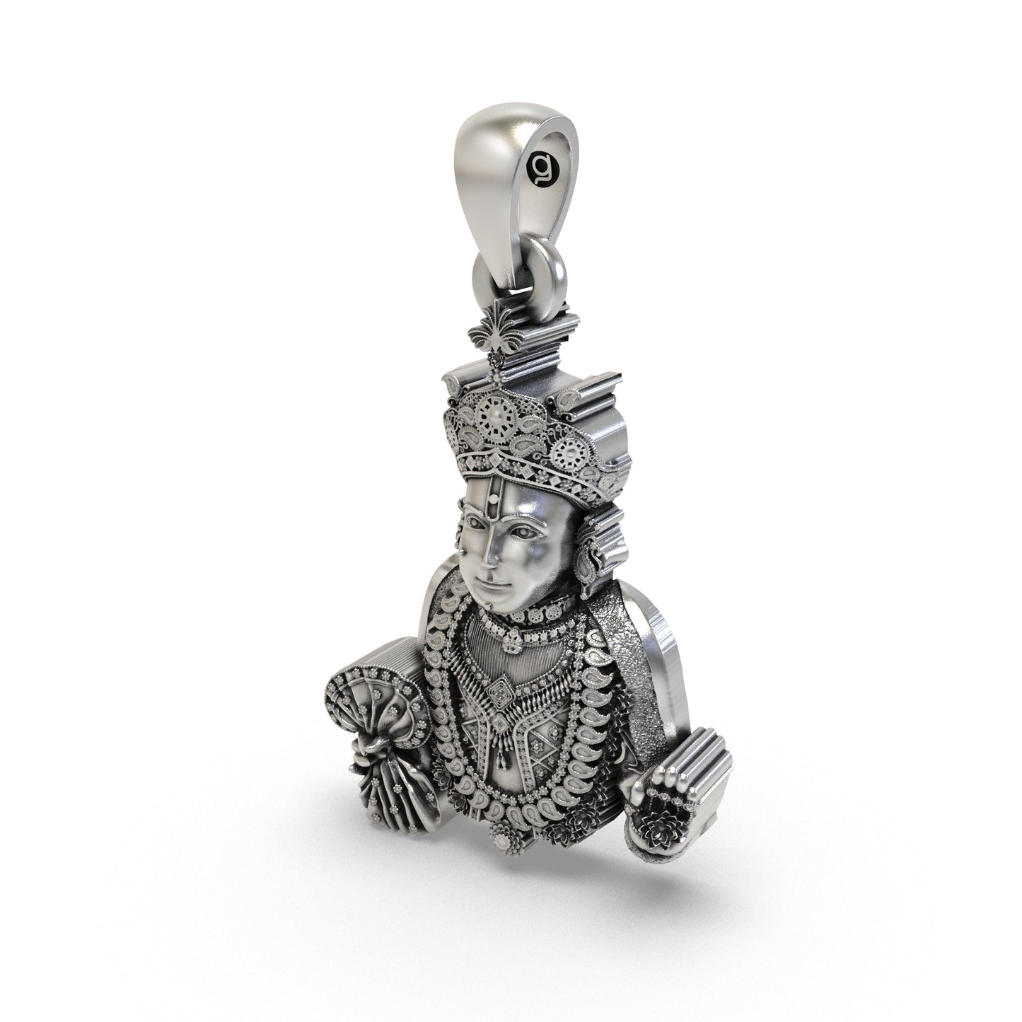 Divine Swaminarayan 925 Silver Pendant