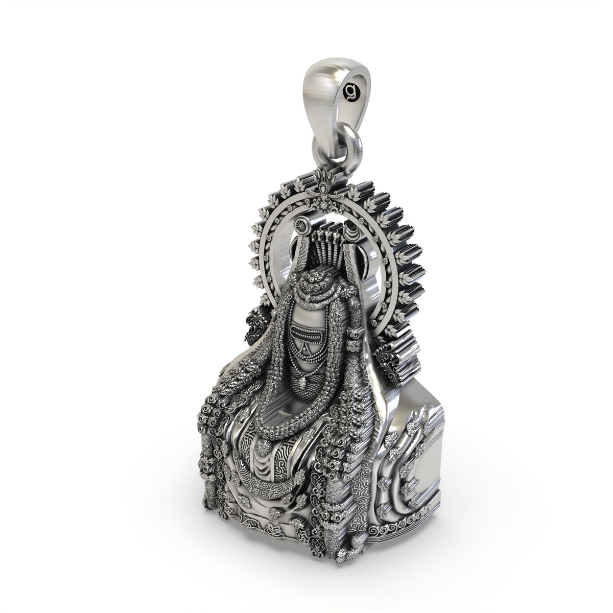 925 Silver Arunachala Shiva Lingam Pendant – Sacred Lord Shiva Symbol | Tiruvannamalai Devotional Jewelry
