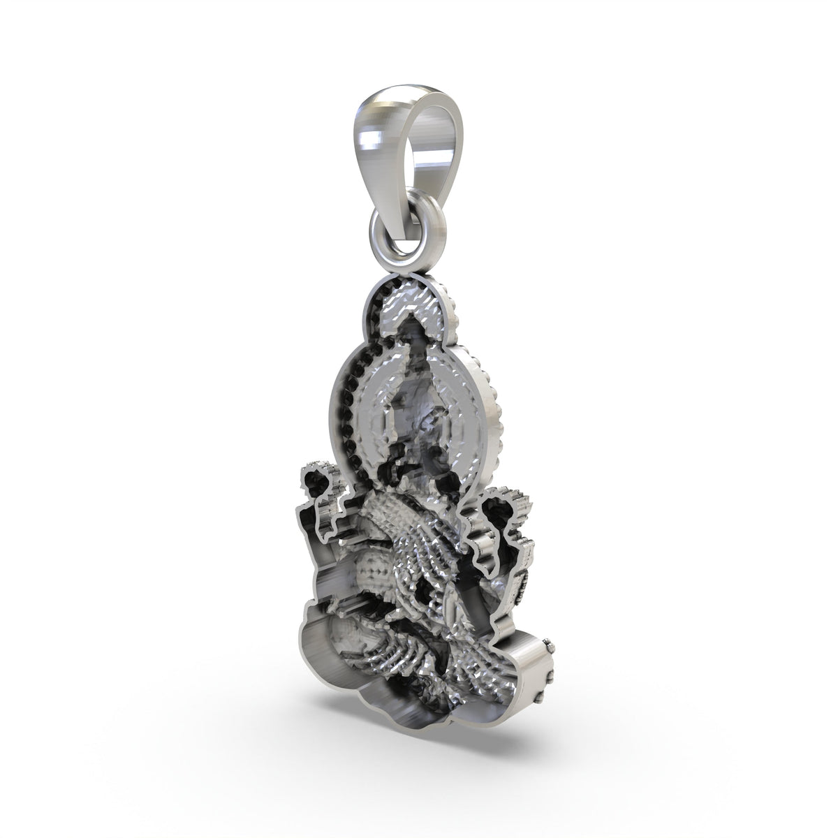 925 Silver Lakshmi Maa Pendant | Wealth & Prosperity Jewelry