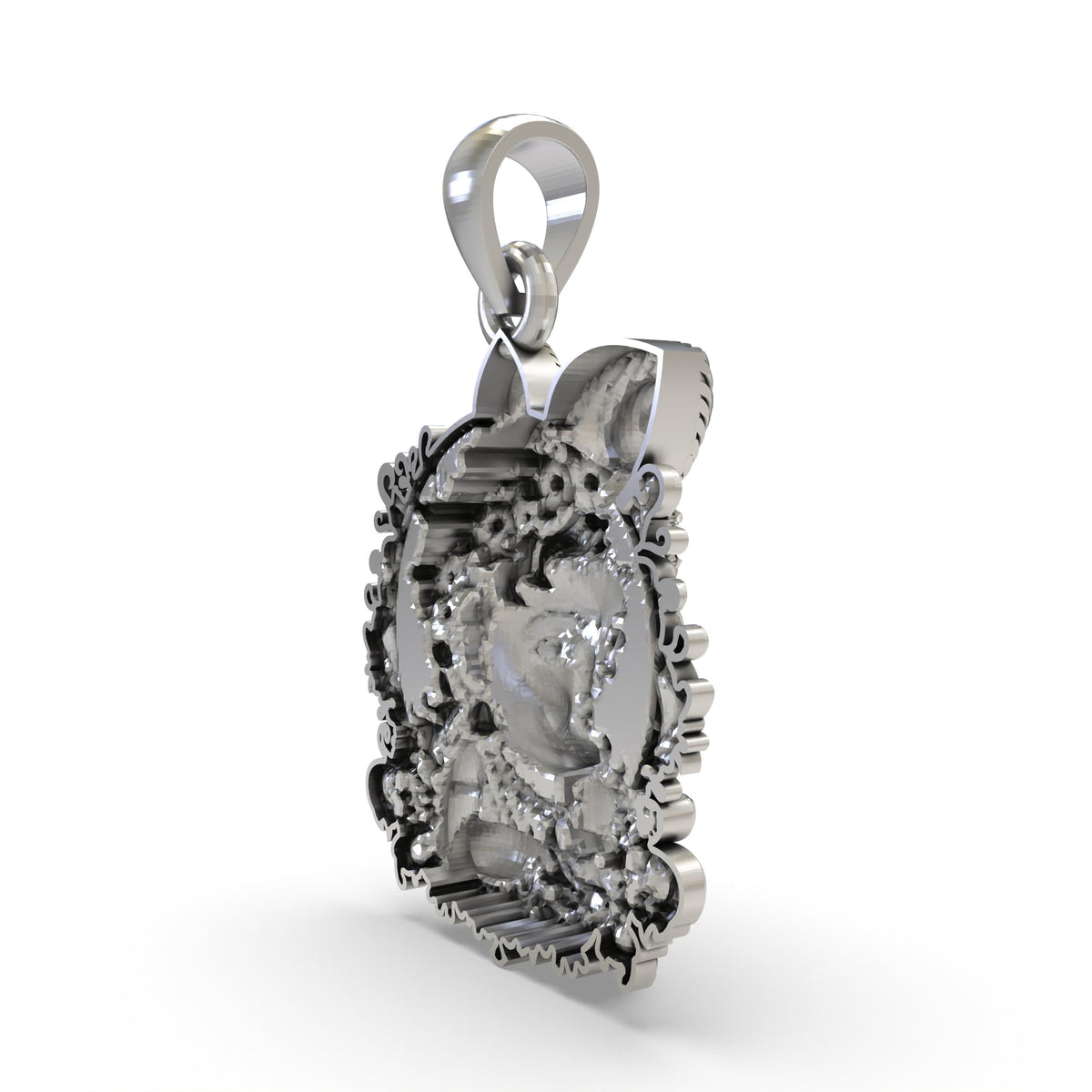 925 Silver Bal Krishna Face Pendant | Krishna Devotional Jewelry