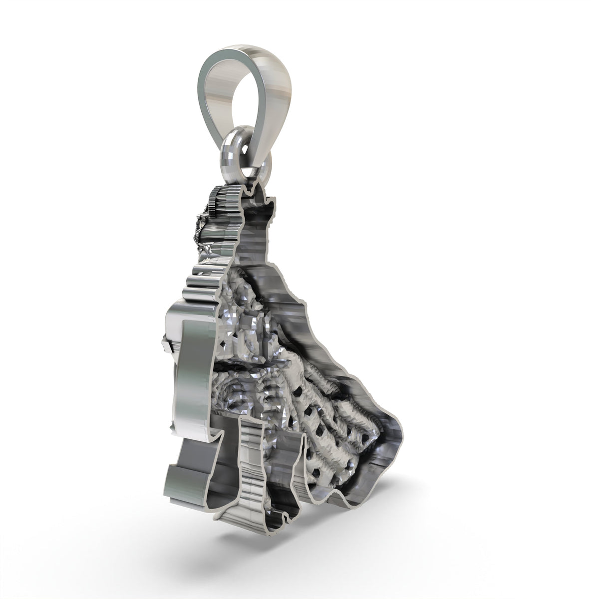 925 Silver Radha Krishna Pendant | Divine Love Spiritual Jewelry