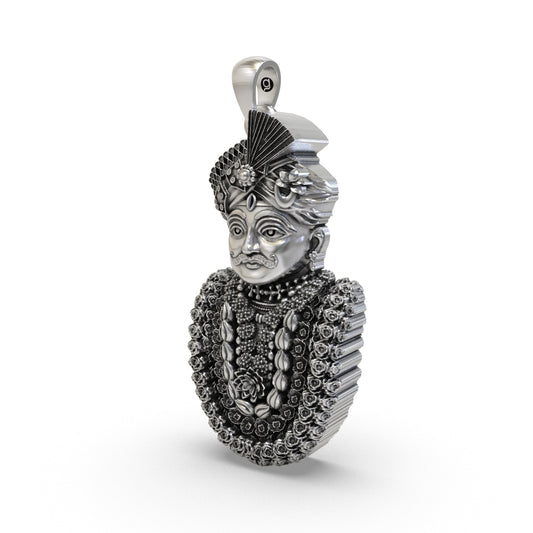 925 Silver Mahakaleshwar Pendant | Mahakal Face – Shukan Jewellers