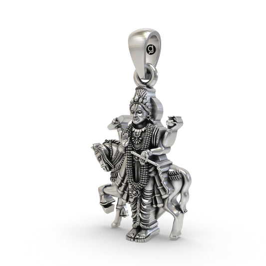 925 Silver Shukra Deva Pendant | Shukracharya Navagraha Venus – Shukan Jewellers