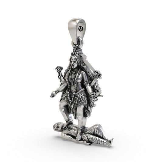 Tara Mahavidya 925 Silver Pendant | Maa Tara Devi Spiritual Protection Locket