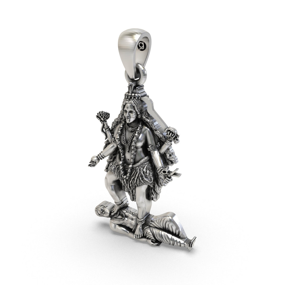 Tara Mahavidya 925 Silver Pendant | Maa Tara Devi Spiritual Protection Locket