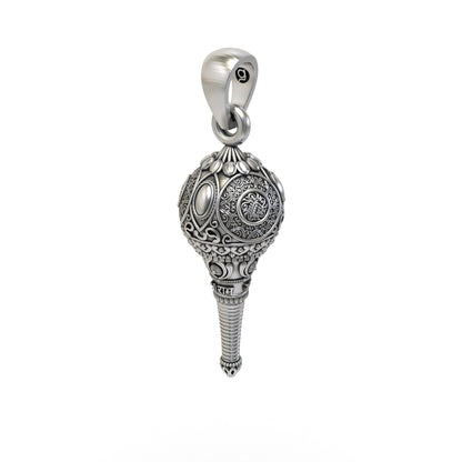 Hanumanji Gada 925 Silver Pendant