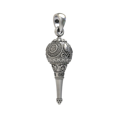 Hanumanji Gada 925 Silver Pendant