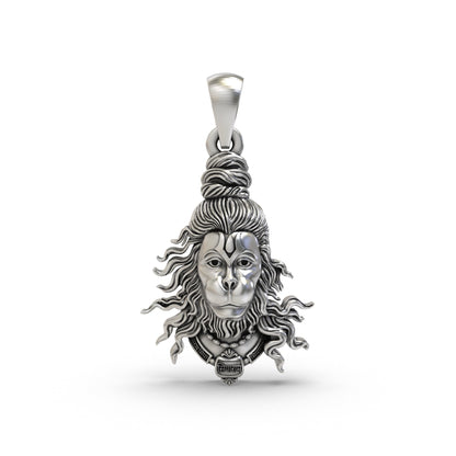 Hanumanji Face 925 Silver Pendant