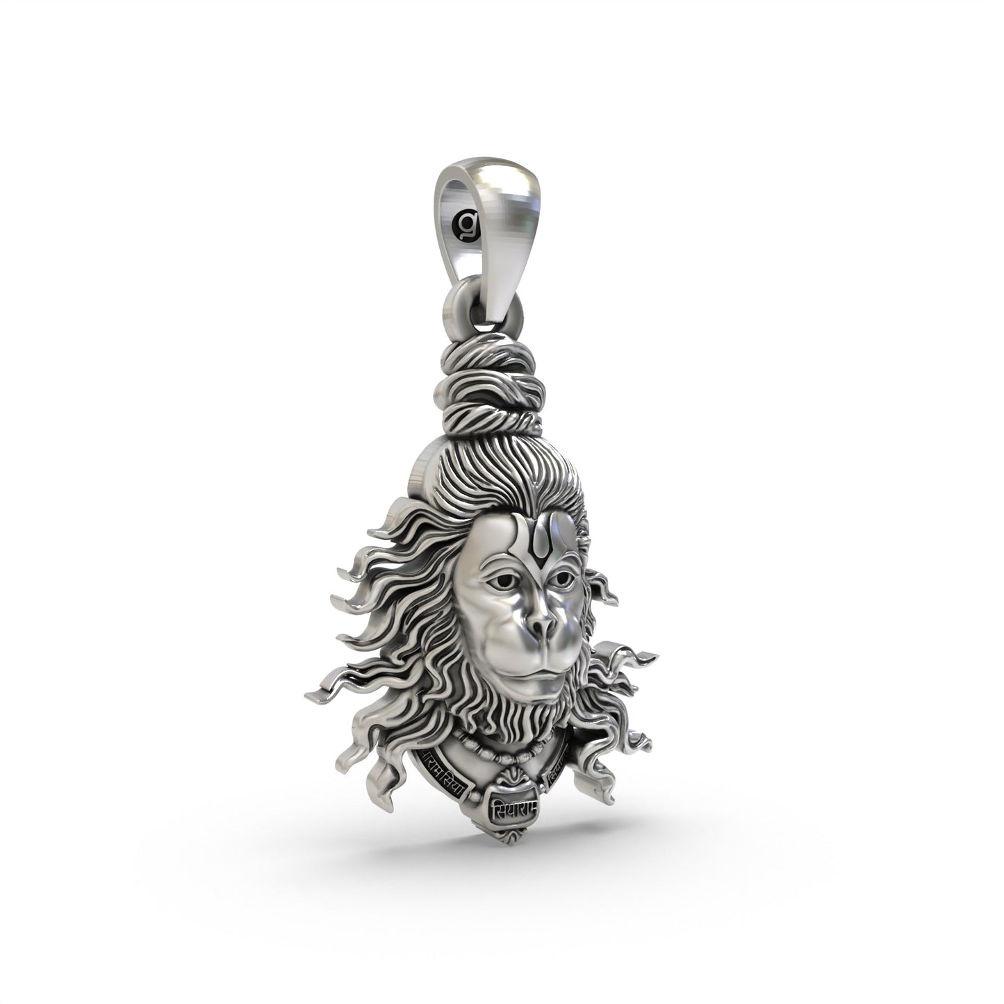 Hanumanji Face 925 Silver Pendant