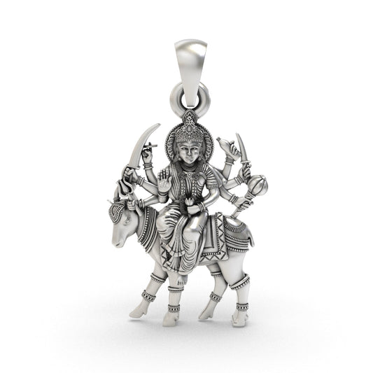 925 silver Meldi Maa pendant front view
