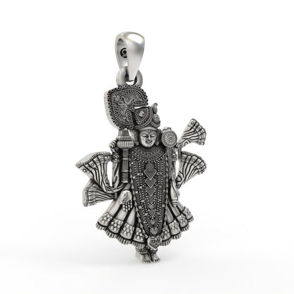 Premium 925 silver Krishna devotional locket
