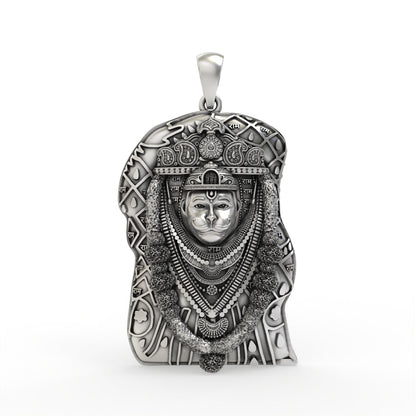 Bhurakhiya Hanuman 925 Silver Pendant for Protection | Shukan Jewellers