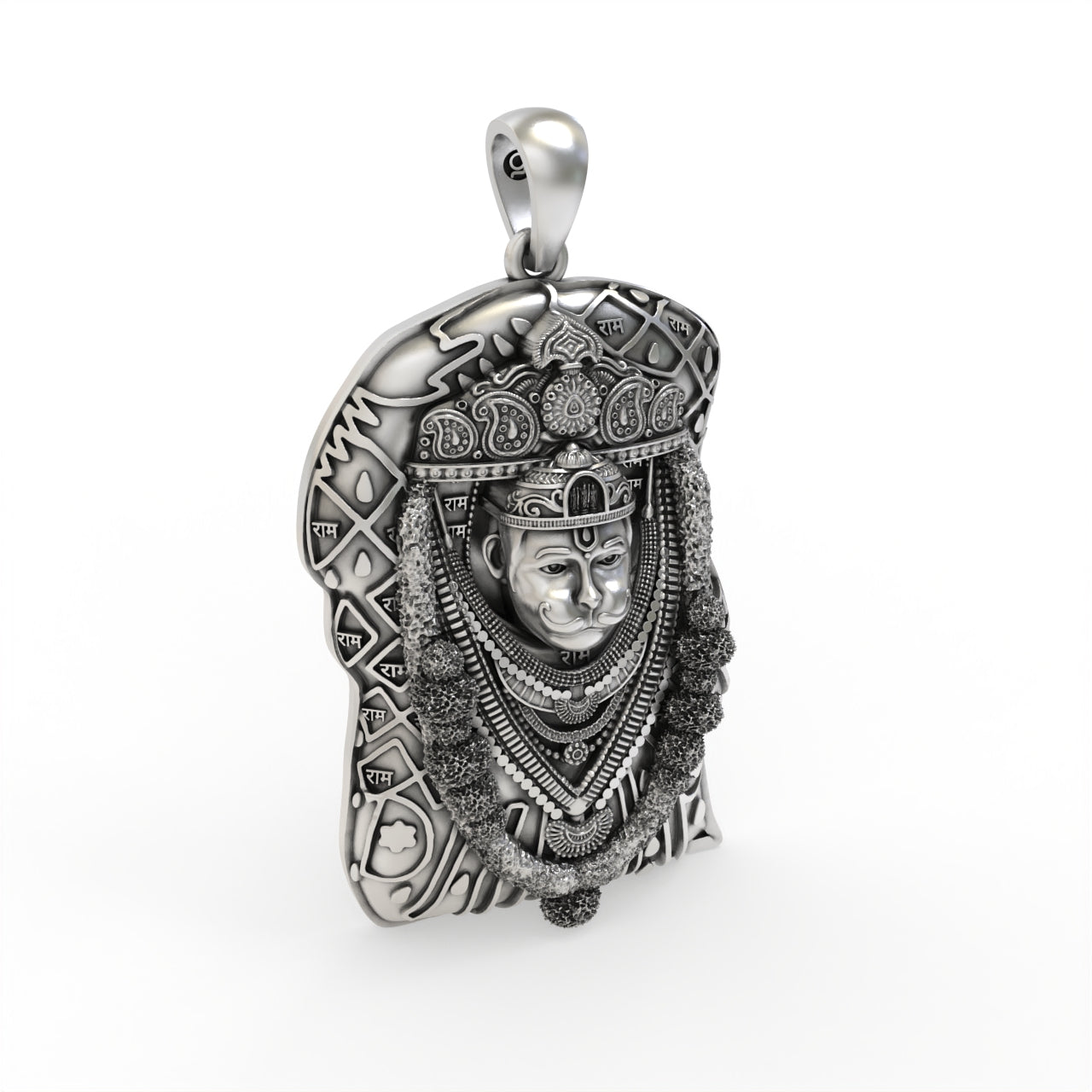 Bhurakhiya Hanuman 925 Silver Pendant for Protection | Shukan Jewellers