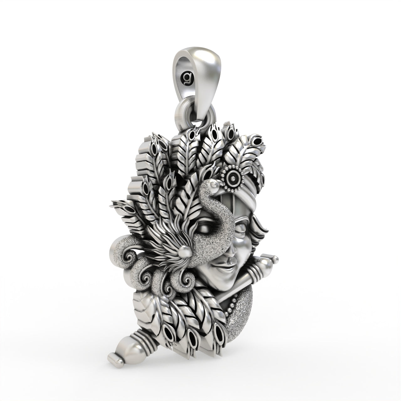 Premium 925 silver Krishna devotional locket