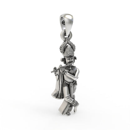 Premium 925 silver Gopinathji devotional locket
