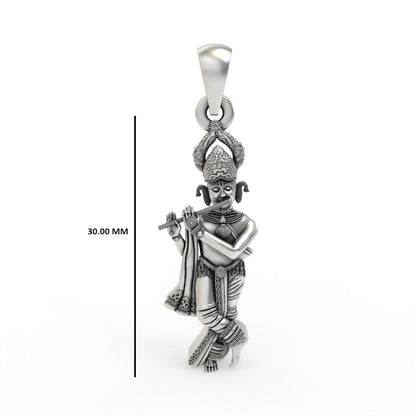 Gopinathji Maharaj silver locket for devotees