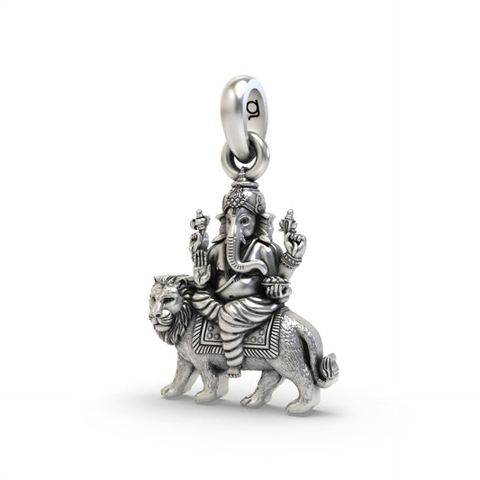 Close detail of 925 silver Heramba pendant,