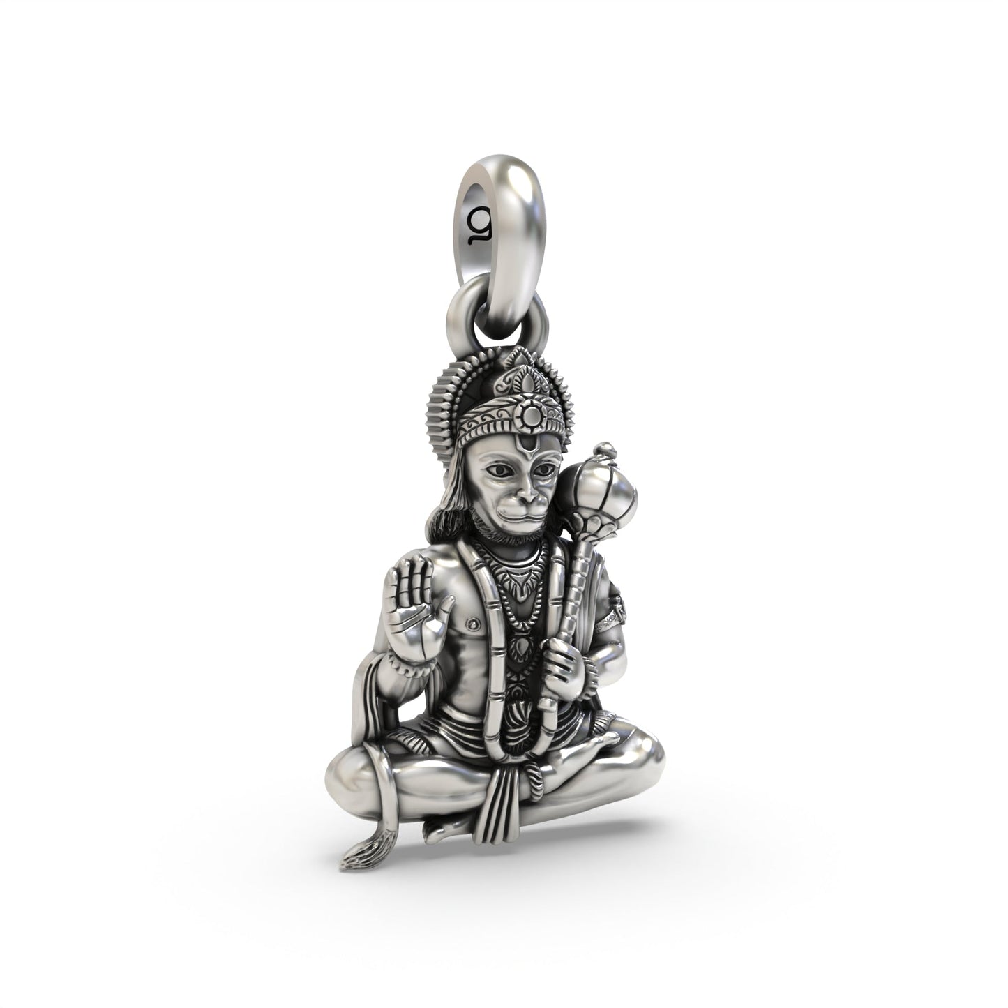 Hanumanji 925 Silver Pendant