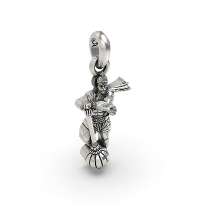 Standing Hanumanji 925 Silver Pendant