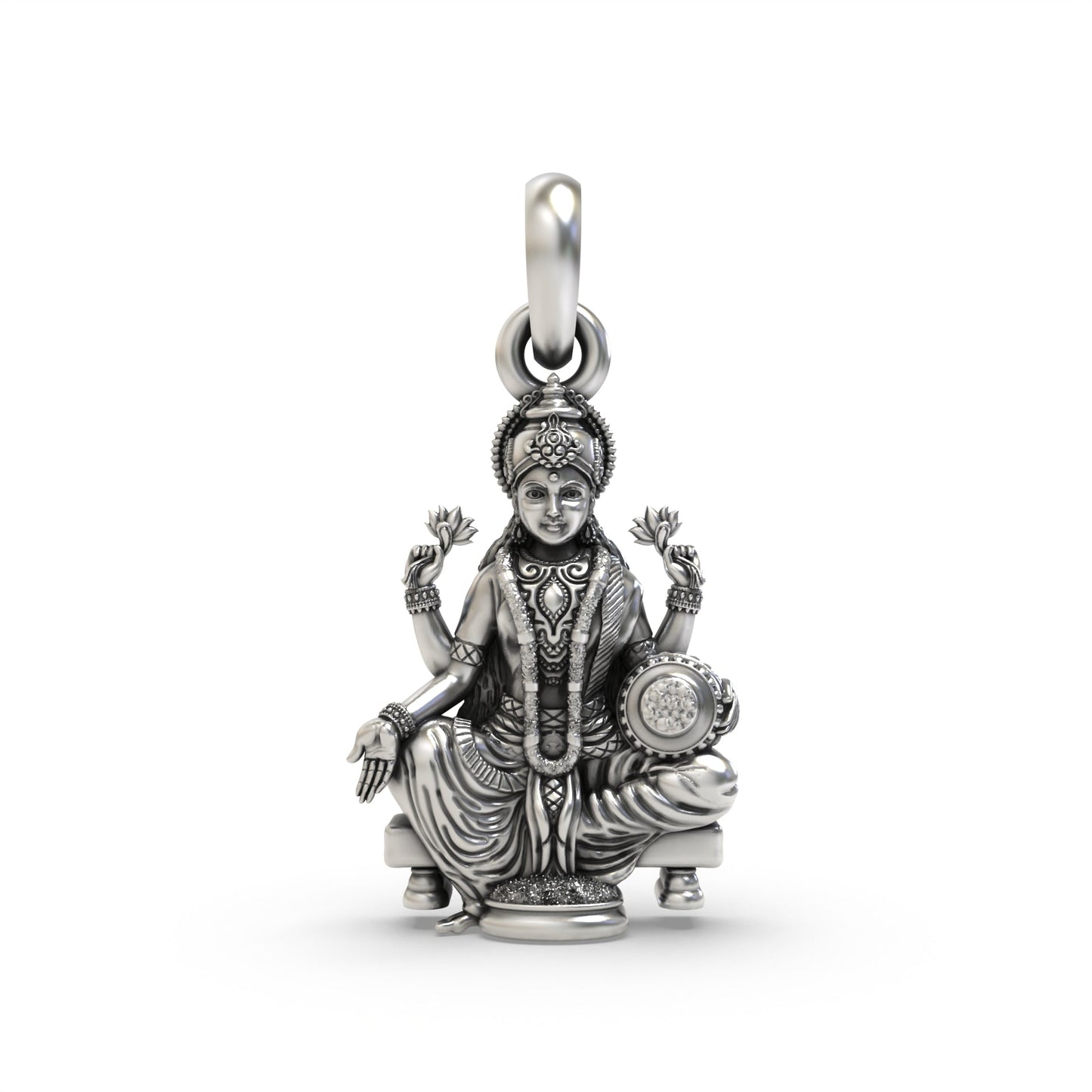 Lakshmiji Maa 925 Silver Pendant