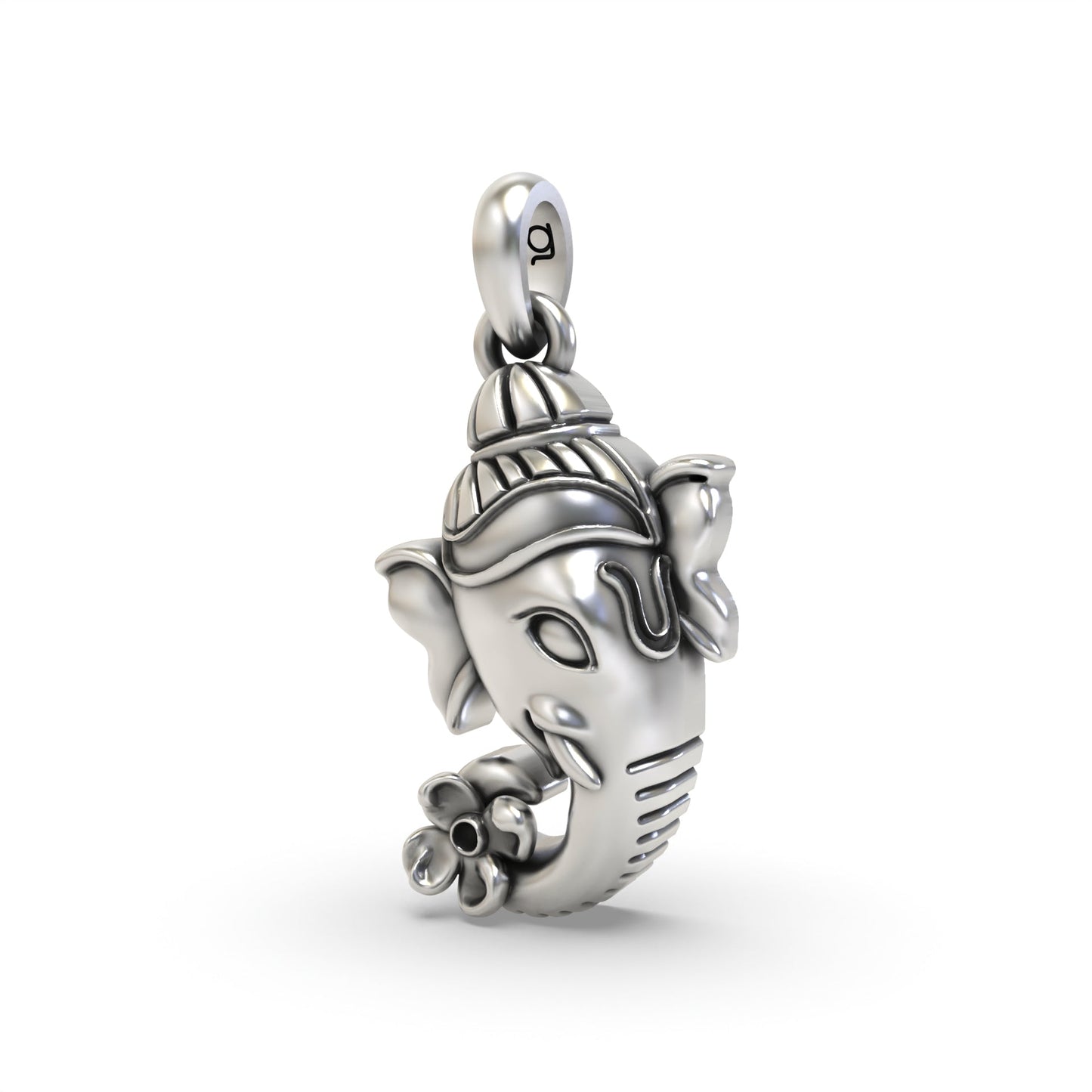 Ganesh Face 925 Silver Pendant