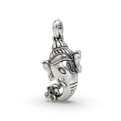 Ganesh Face 925 Silver Pendant