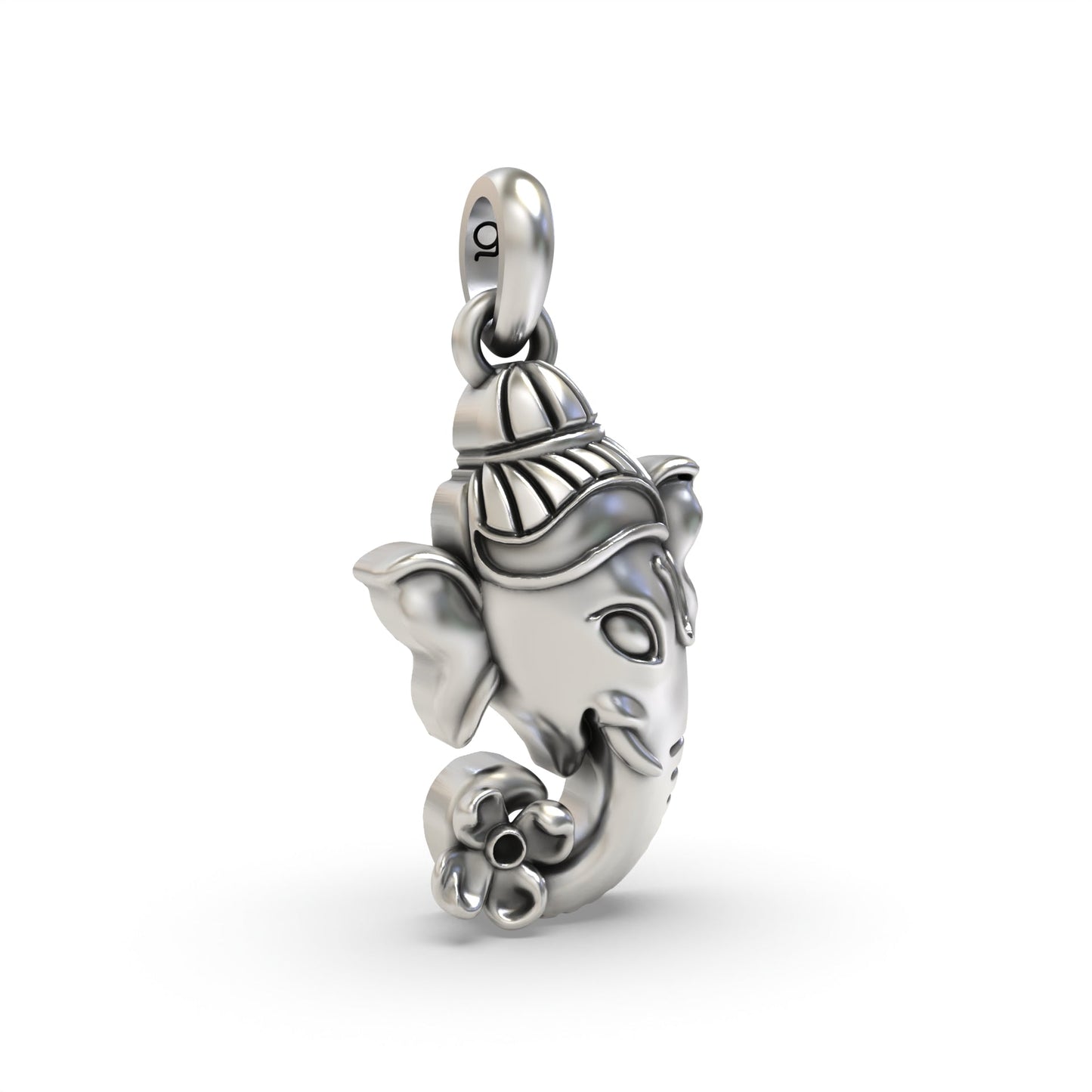 Ganesh Face 925 Silver Pendant