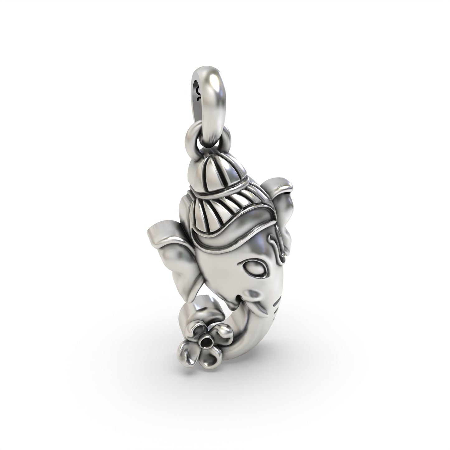 Ganesh Face 925 Silver Pendant