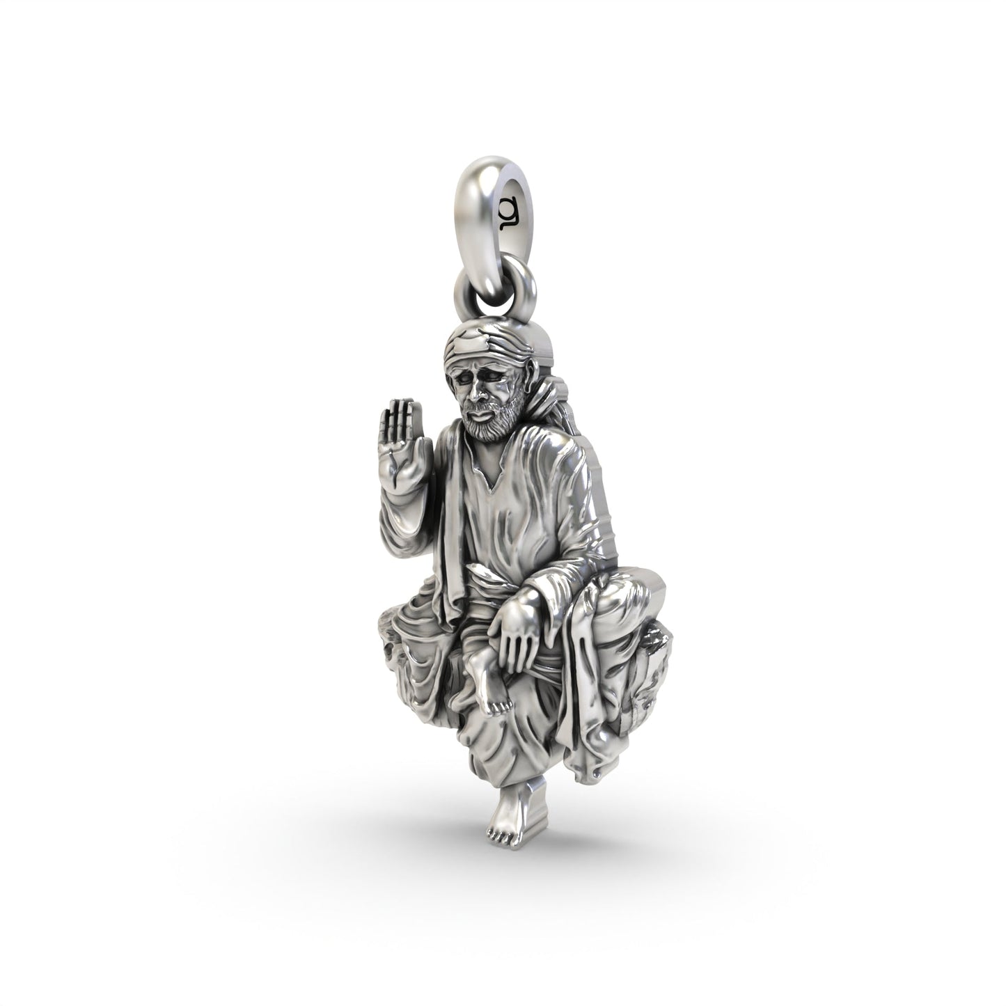 Sai Baba 925 Silver Pendant