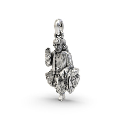 Sai Baba 925 Silver Pendant