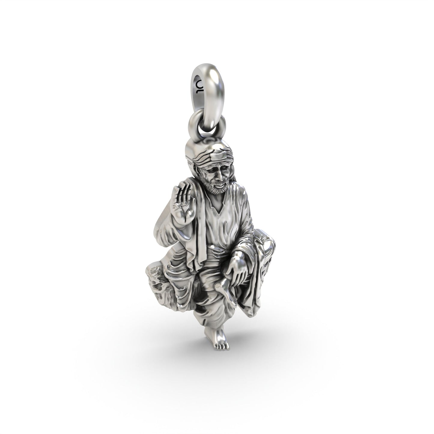 Sai Baba 925 Silver Pendant