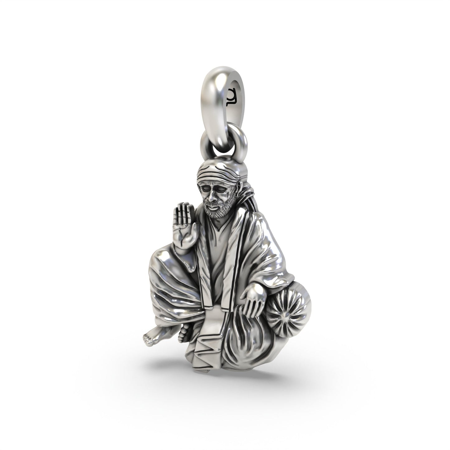 Shirdi Sai Baba 925 Silver Pendant