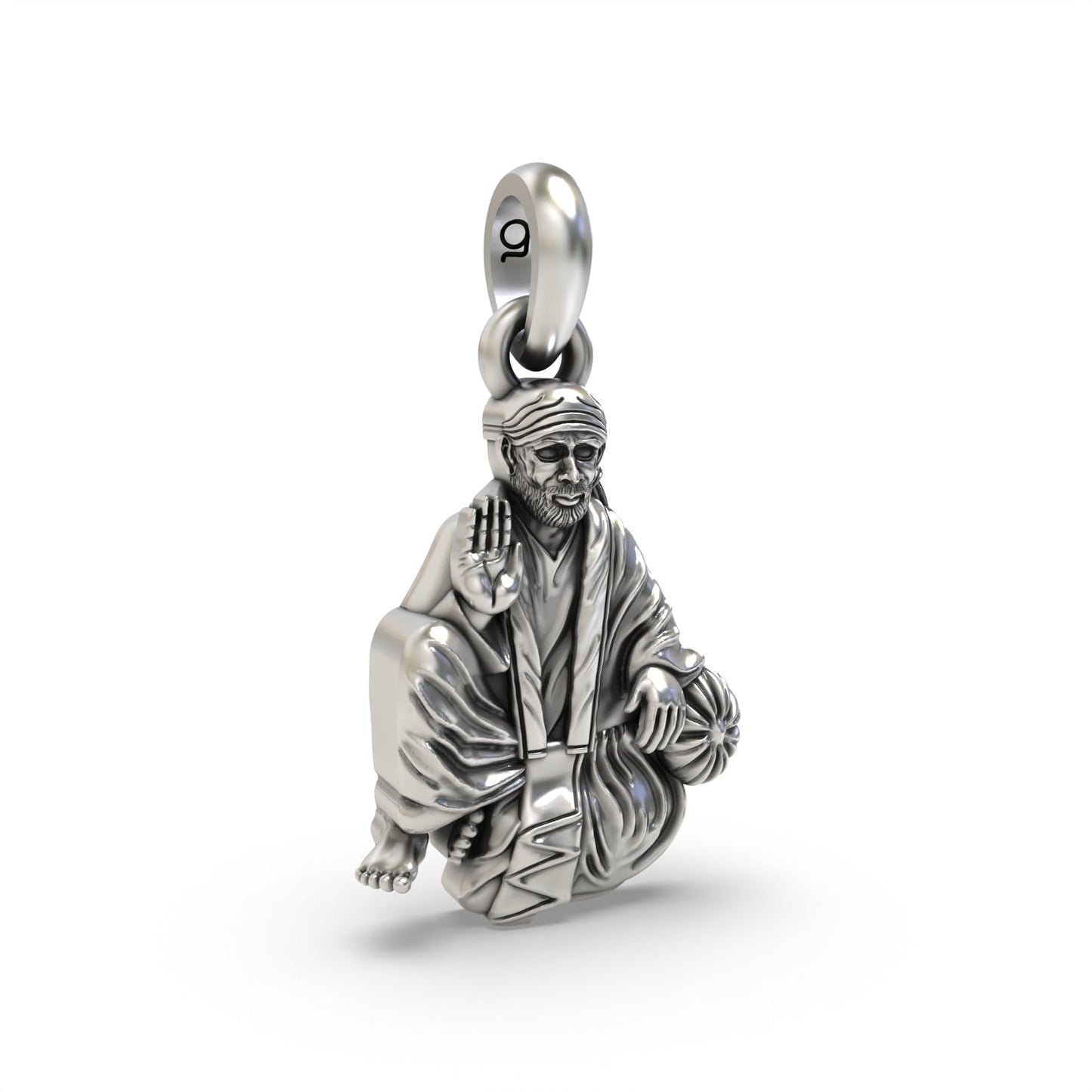 Shirdi Sai Baba 925 Silver Pendant