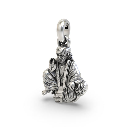 Shirdi Sai Baba 925 Silver Pendant