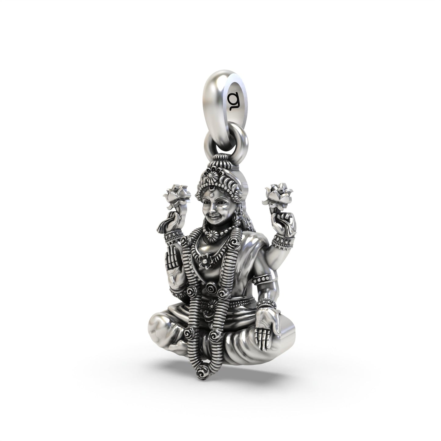 Lakshmi 925 Silver Pendant – Invoking Prosperity & Blessings