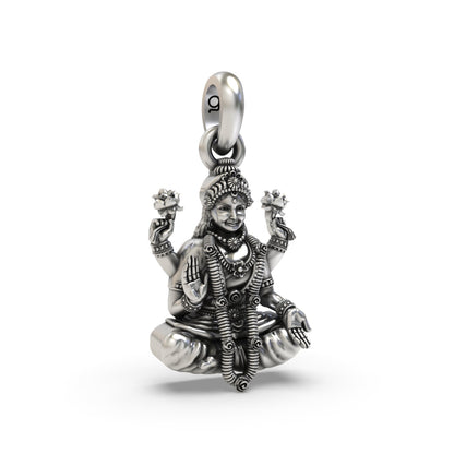 Lakshmi 925 Silver Pendant – Invoking Prosperity & Blessings