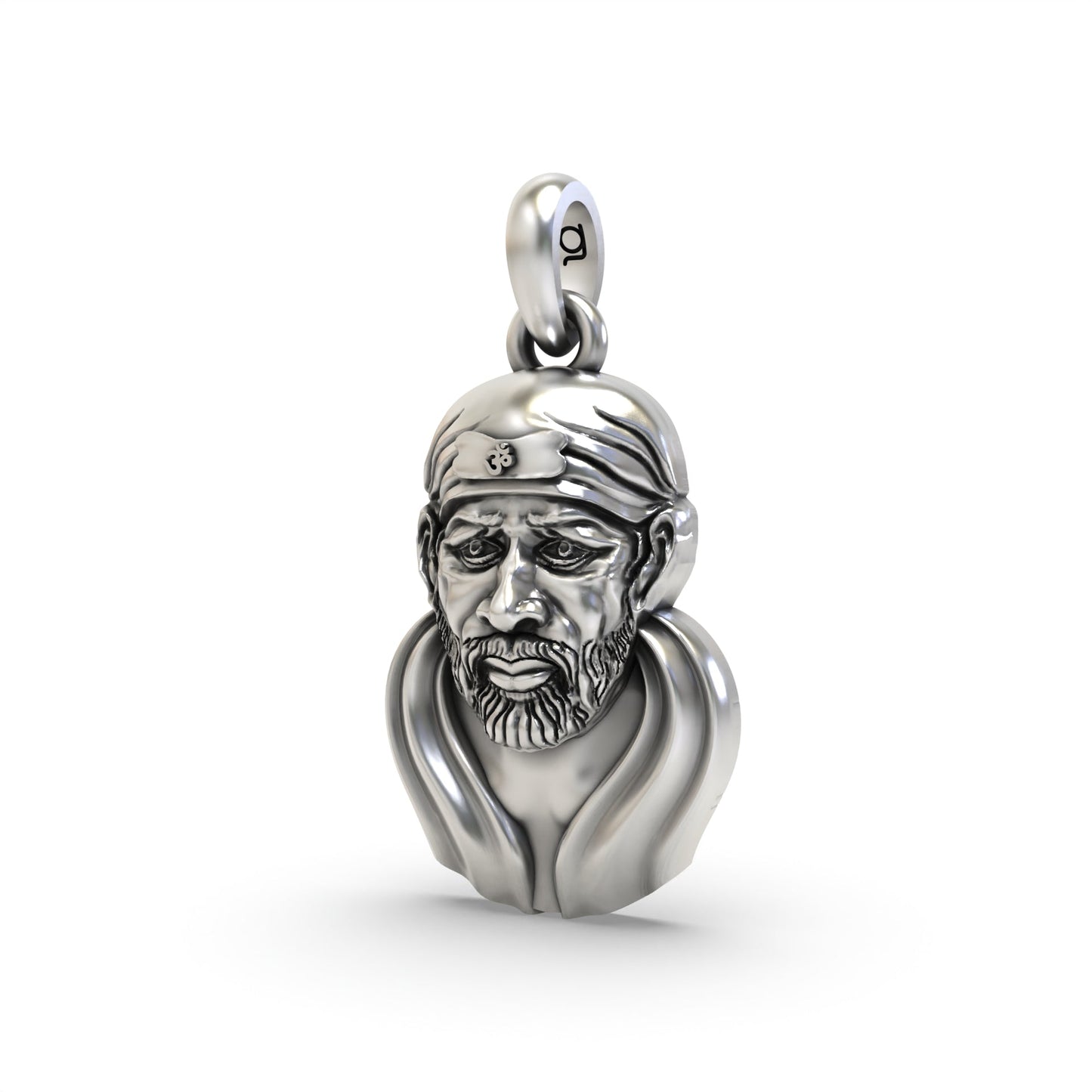 Sai Baba Face 925 Silver Pendant