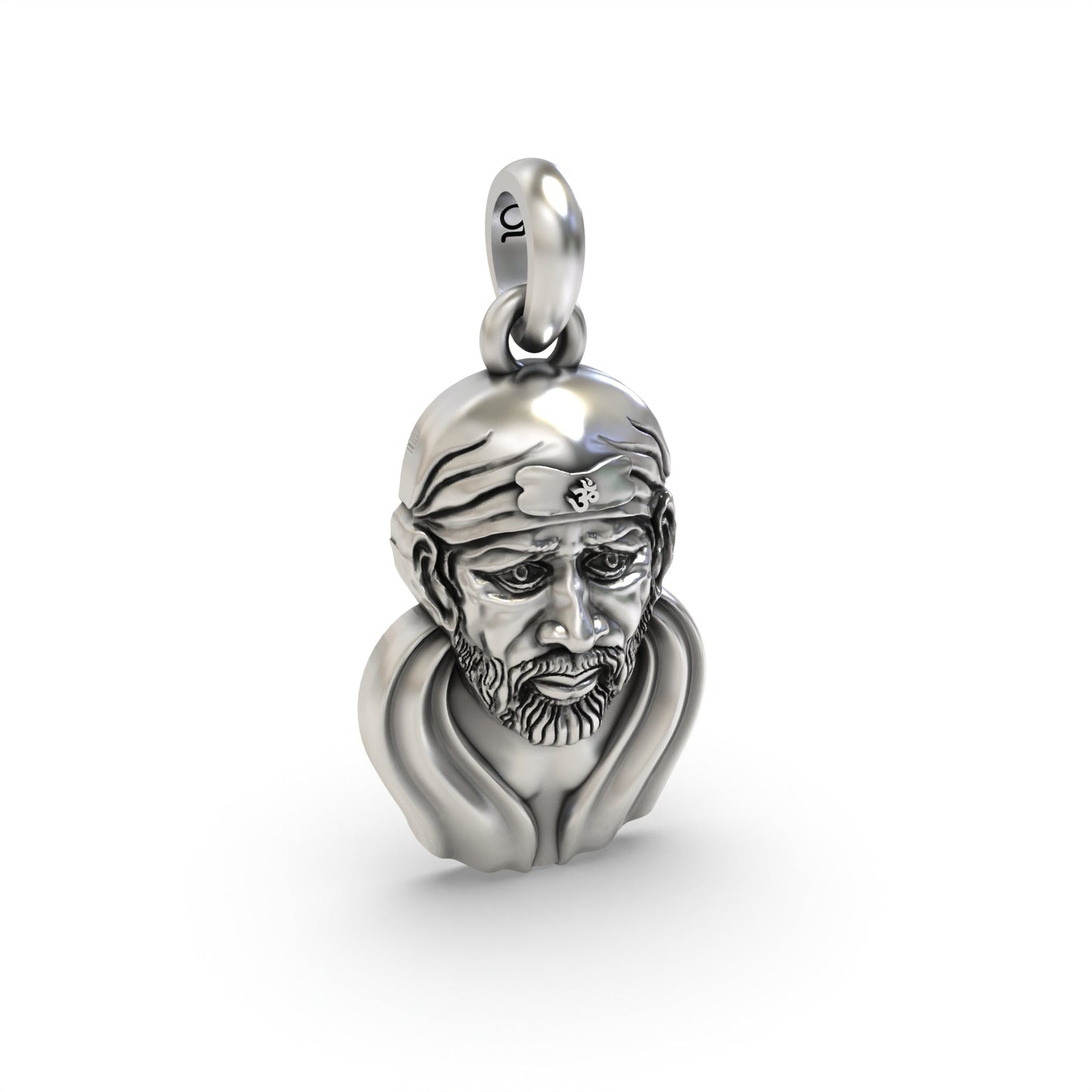 Sai Baba Face 925 Silver Pendant