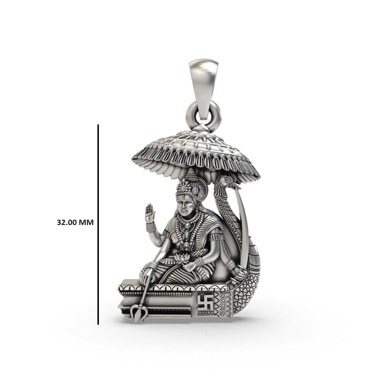 Vahanvati Sikotar Mata 925 Sterling Silver Pendant | Shukan Jewellers