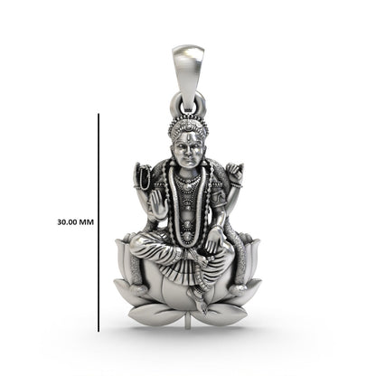 Bala Tripurasundari 925 Silver Pendant