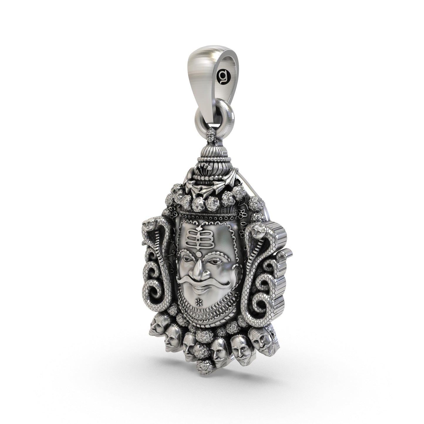 Ujjain Mahakal Mahakaleshwar 925 Silver Pendant