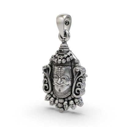 Ujjain Mahakal Mahakaleshwar 925 Silver Pendant