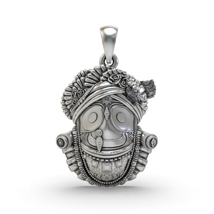 Lord Jagannath 925 Silver Pendant