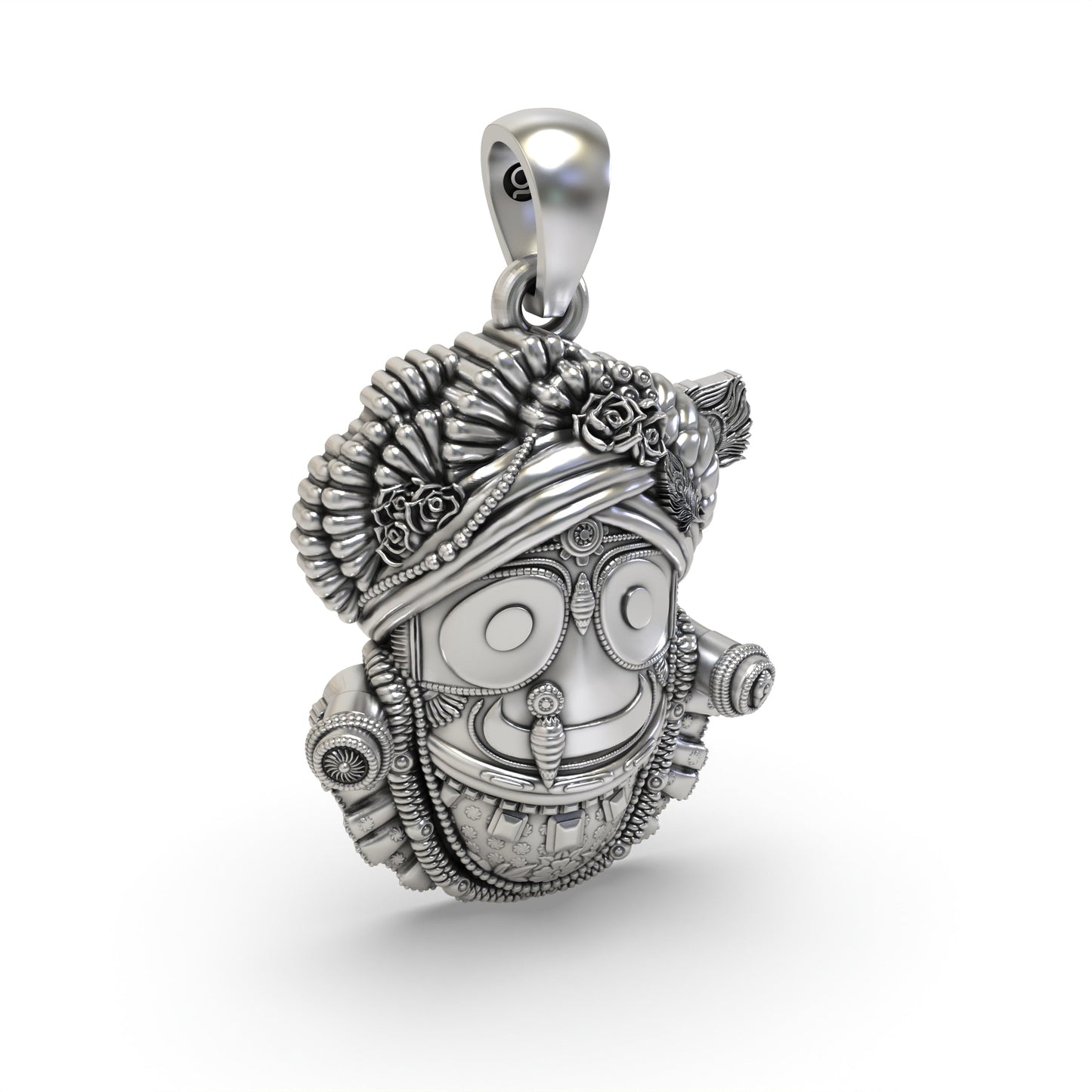 Lord Jagannath 925 Silver Pendant